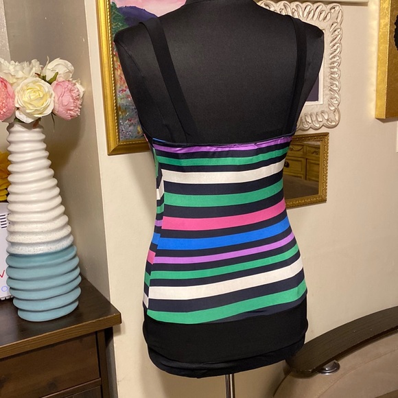 Pronto women multiple color tank top size M in excellent condition - Picture 2 of 6